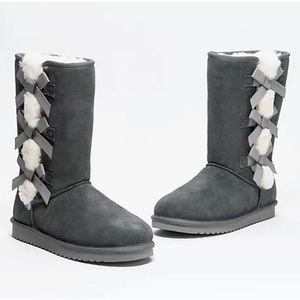Koolaburra by UGG Suede Bow Tall Boots size 9